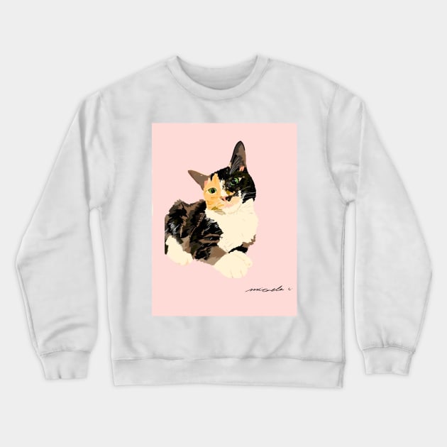 Cat by Micaela Crewneck Sweatshirt by ZerO POint GiaNt